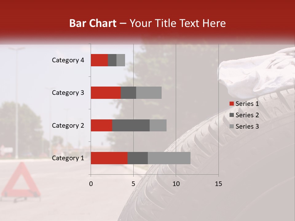 Land Travel Red PowerPoint Template