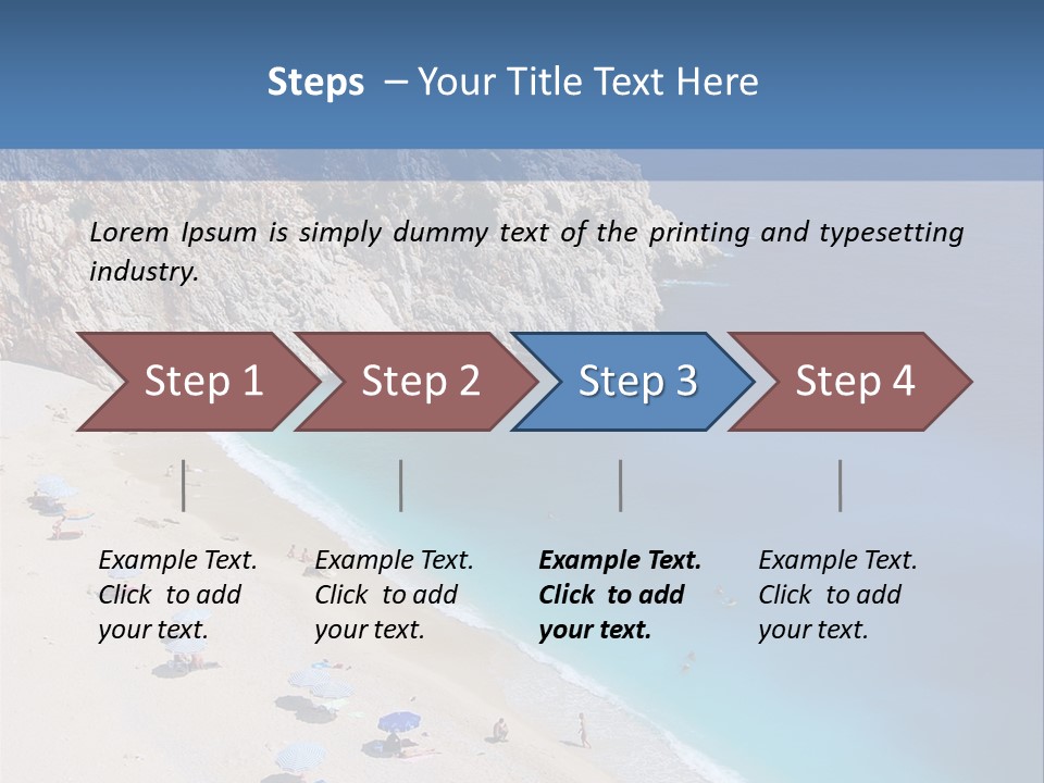 Scenic Paradise Exotic PowerPoint Template