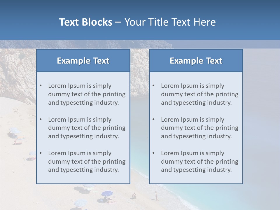 Scenic Paradise Exotic PowerPoint Template