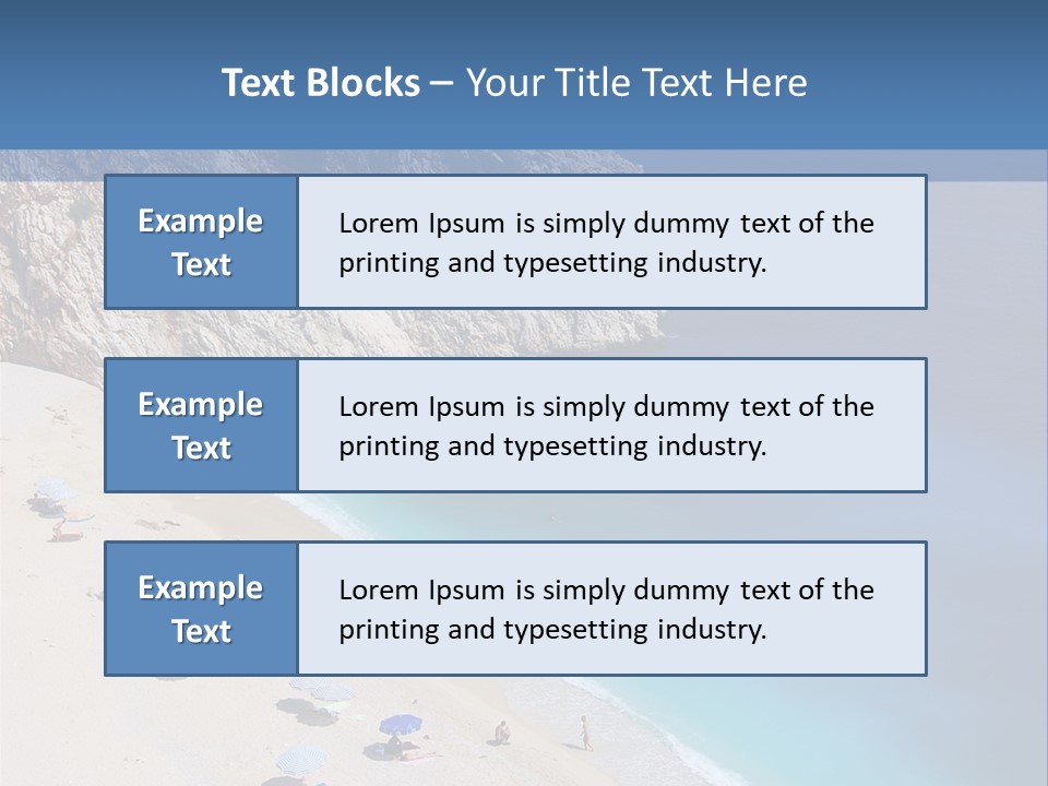 Scenic Paradise Exotic PowerPoint Template