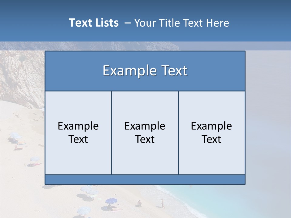 Scenic Paradise Exotic PowerPoint Template