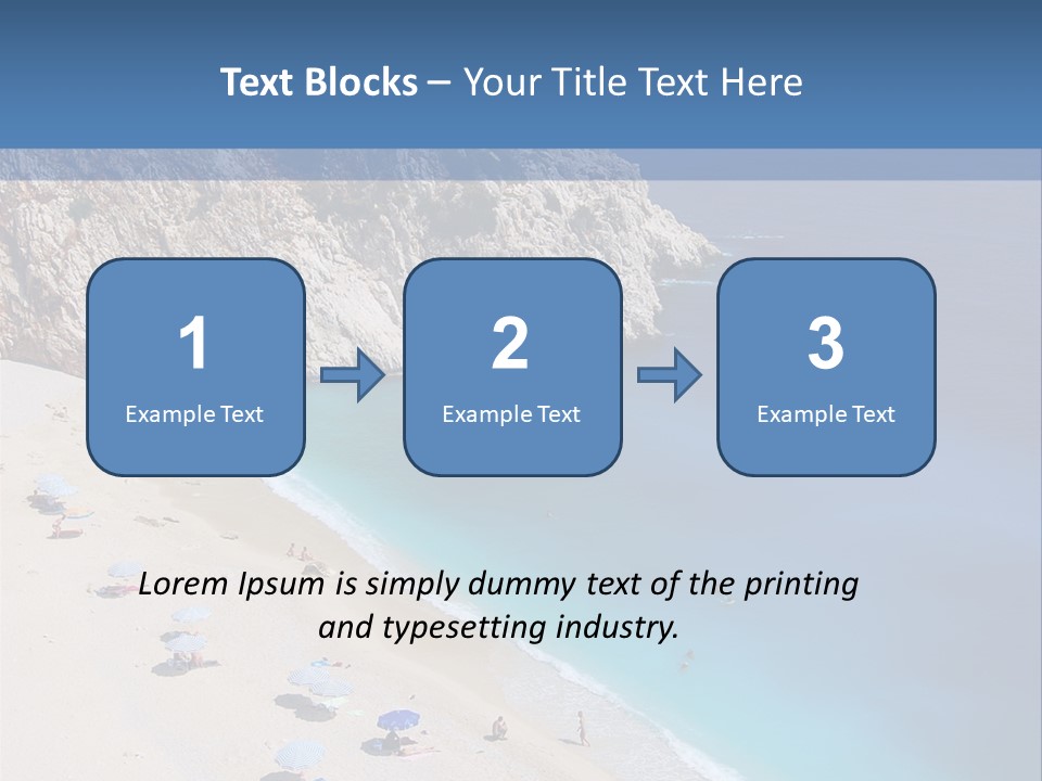 Scenic Paradise Exotic PowerPoint Template