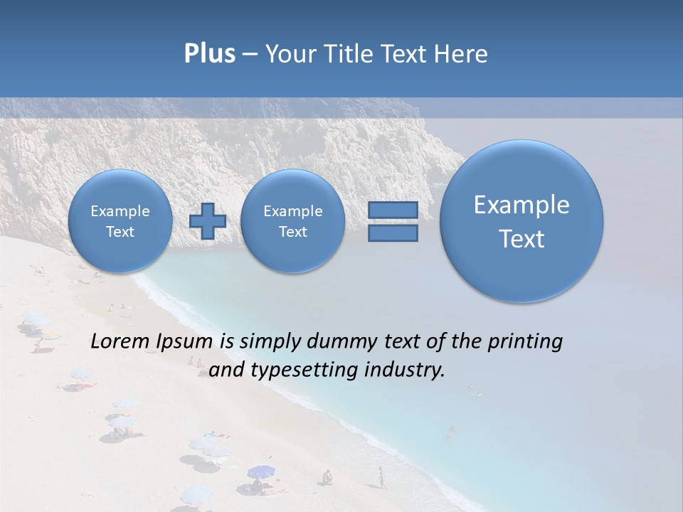 Scenic Paradise Exotic PowerPoint Template