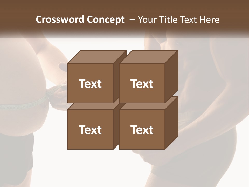 Lifestyle Shadows Man PowerPoint Template