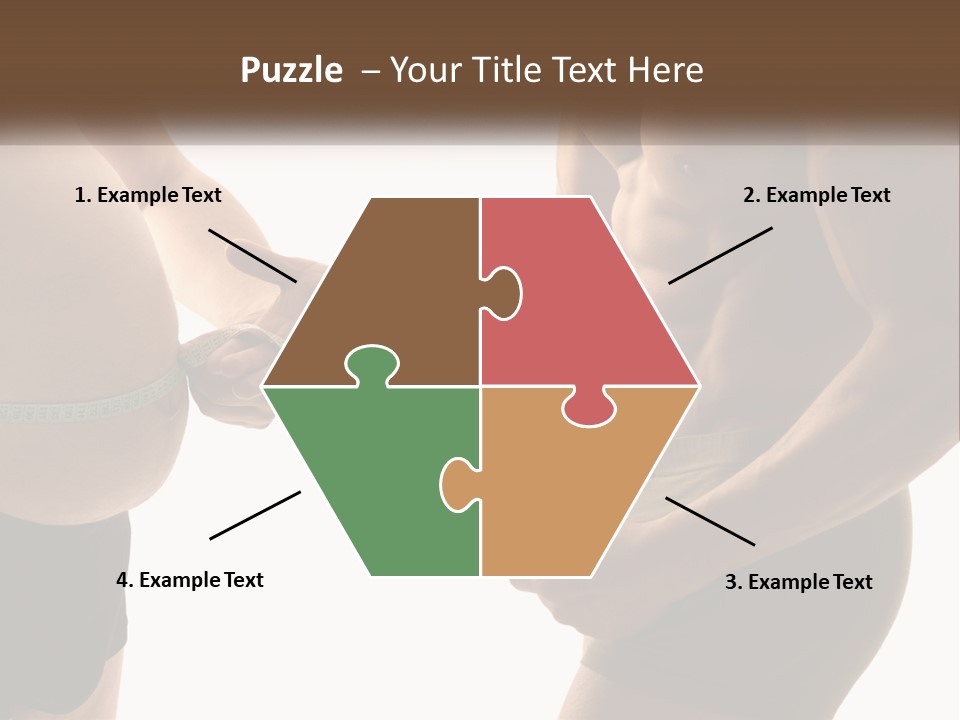 Lifestyle Shadows Man PowerPoint Template