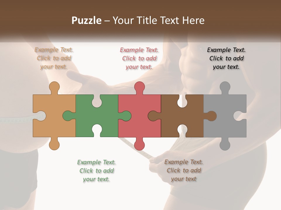 Lifestyle Shadows Man PowerPoint Template