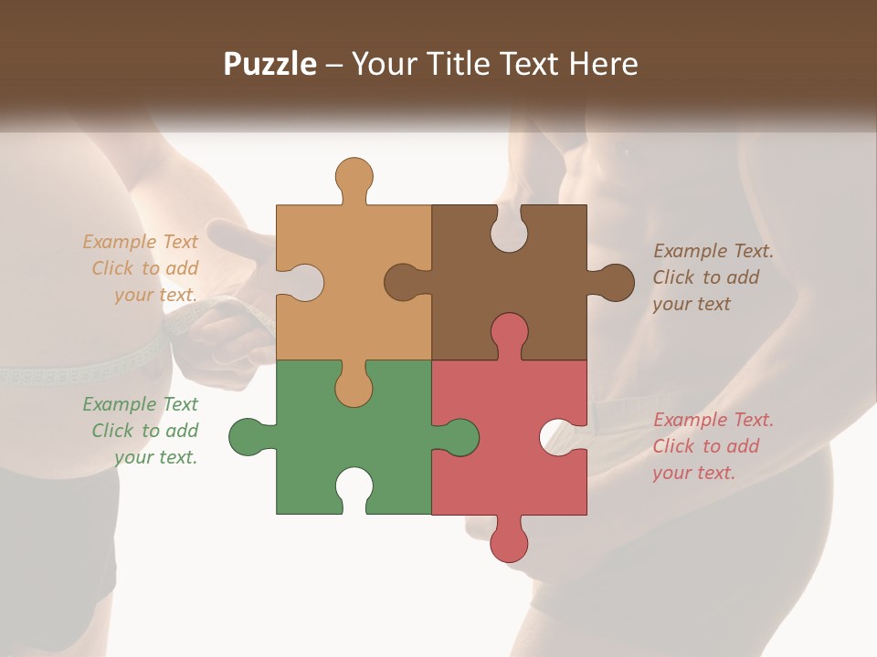 Lifestyle Shadows Man PowerPoint Template