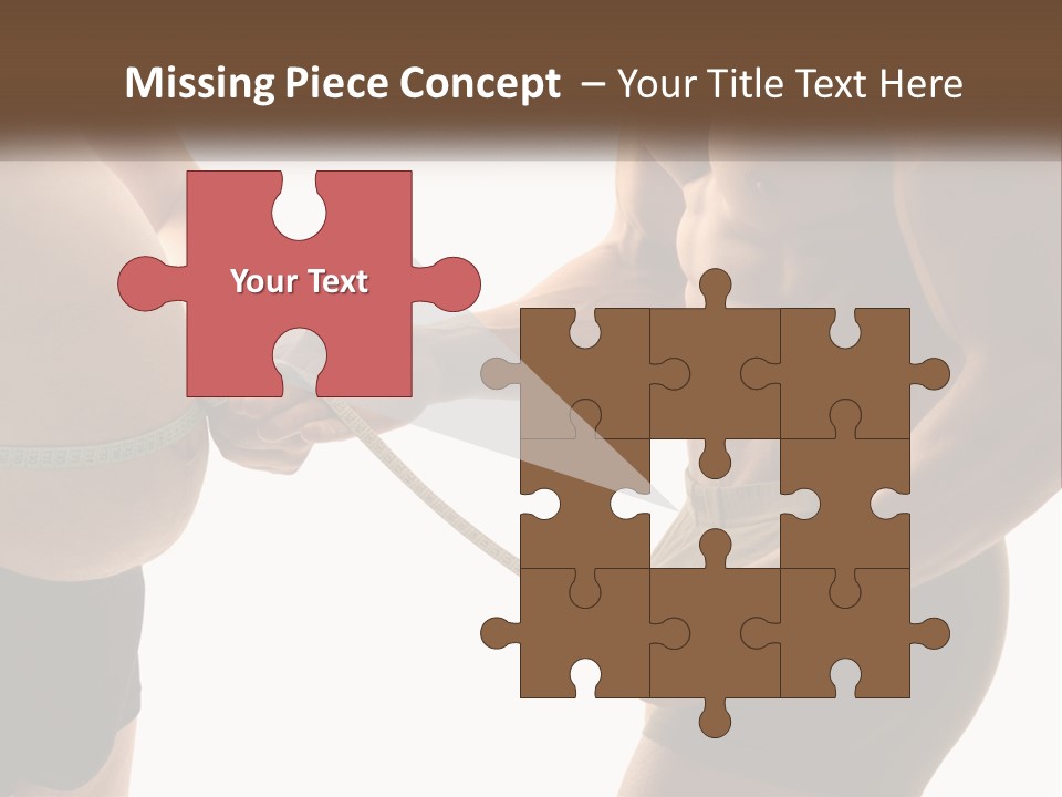 Lifestyle Shadows Man PowerPoint Template