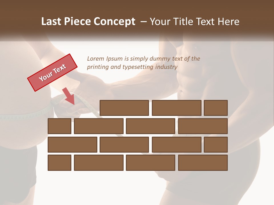 Lifestyle Shadows Man PowerPoint Template