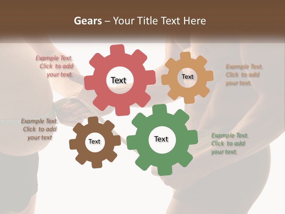 Lifestyle Shadows Man PowerPoint Template