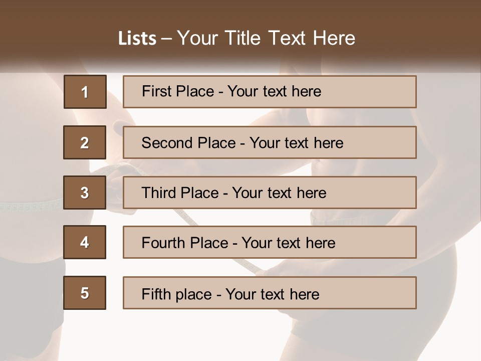 Lifestyle Shadows Man PowerPoint Template