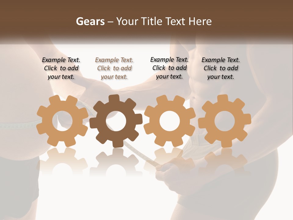 Lifestyle Shadows Man PowerPoint Template