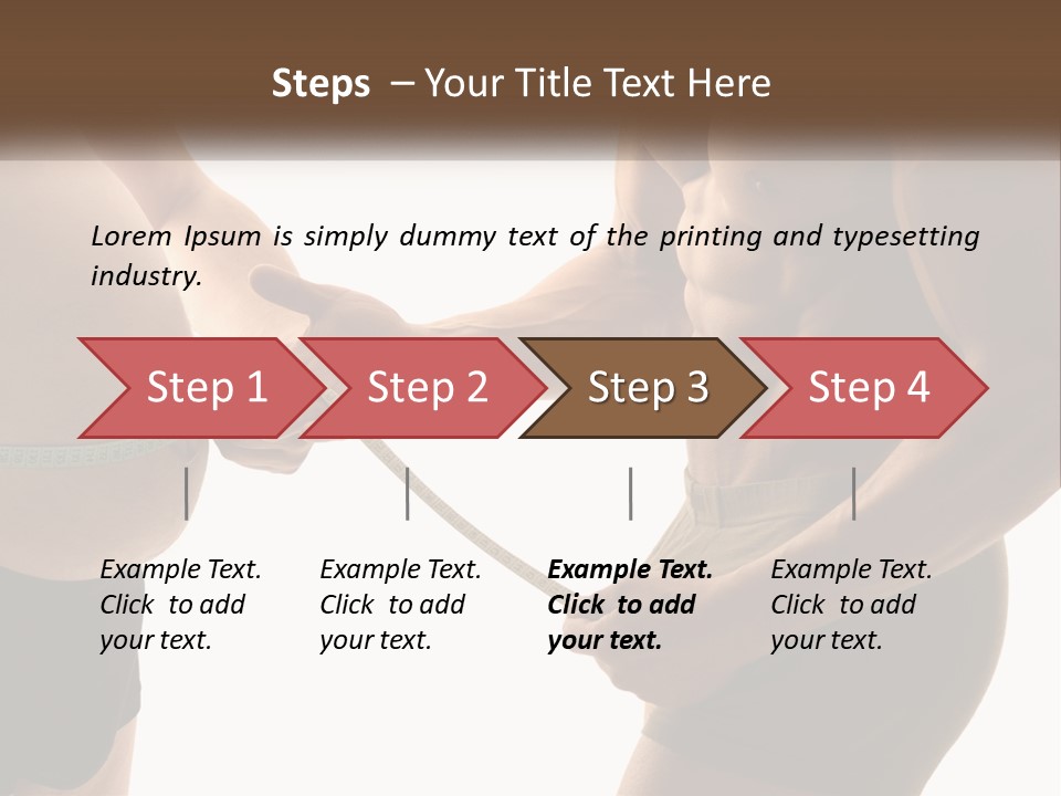 Lifestyle Shadows Man PowerPoint Template