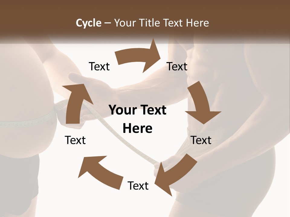 Lifestyle Shadows Man PowerPoint Template