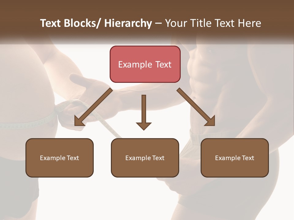 Lifestyle Shadows Man PowerPoint Template