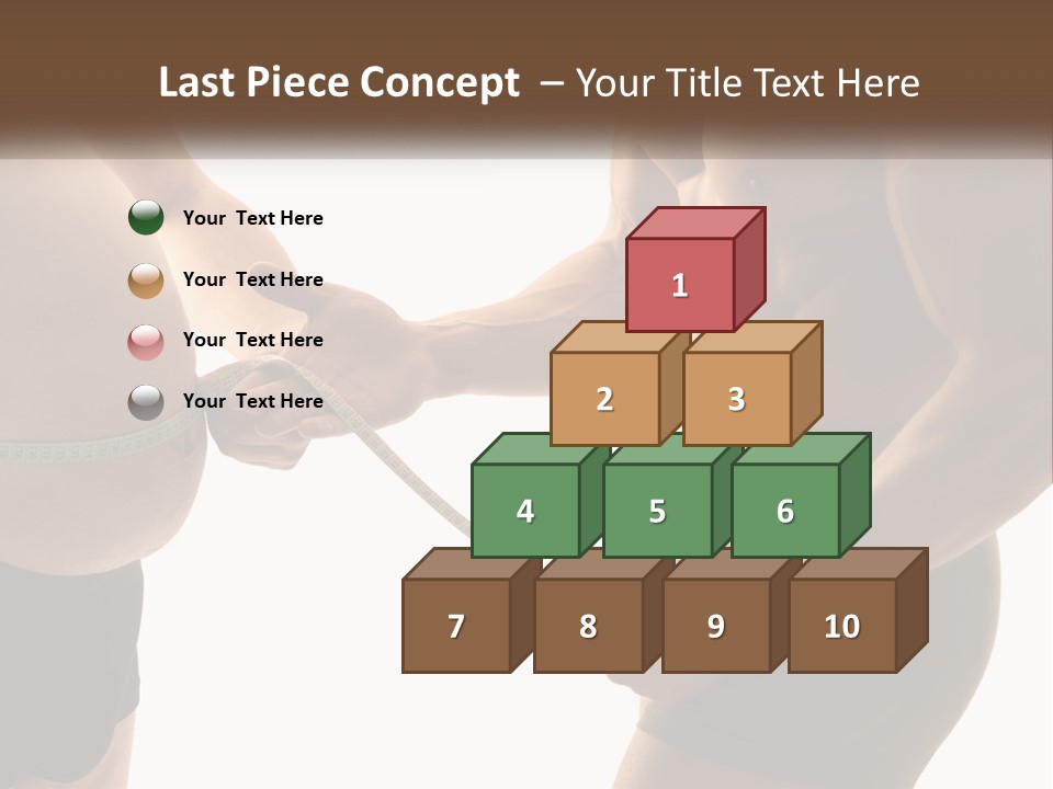 Lifestyle Shadows Man PowerPoint Template