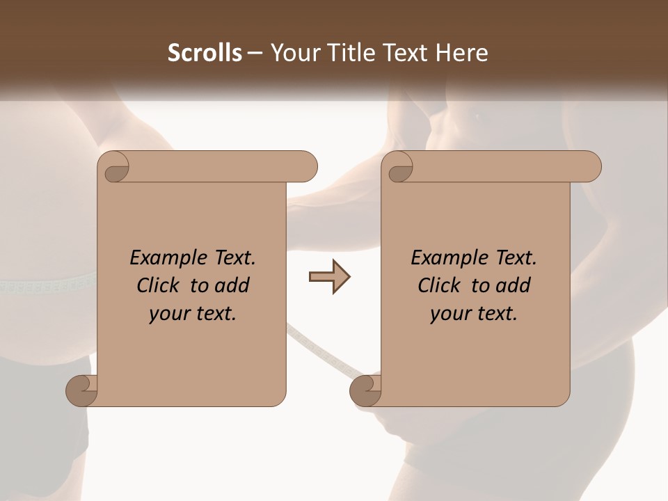 Lifestyle Shadows Man PowerPoint Template