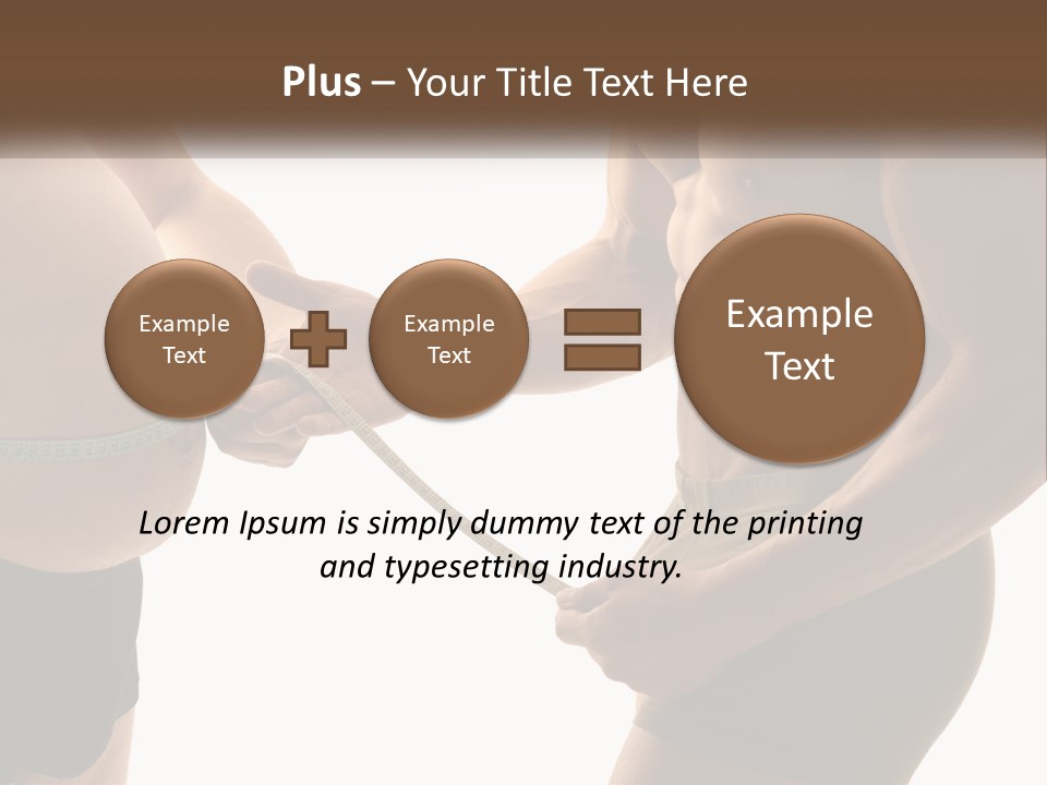 Lifestyle Shadows Man PowerPoint Template