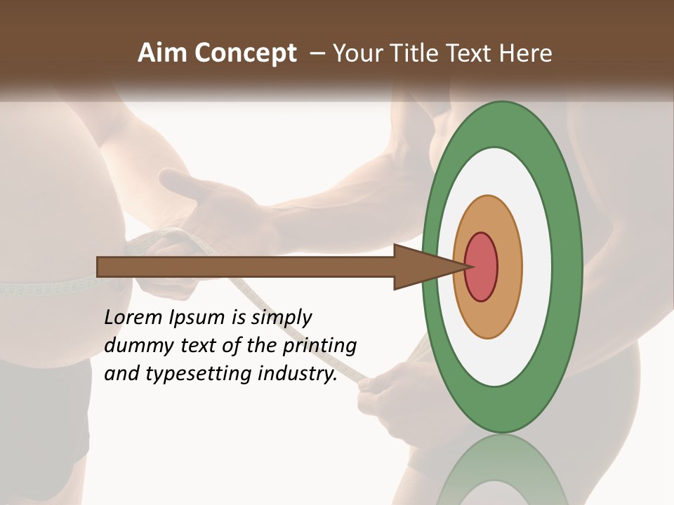 Lifestyle Shadows Man PowerPoint Template