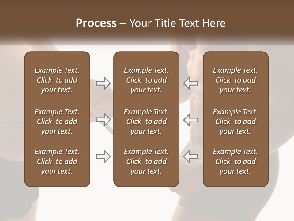Lifestyle Shadows Man PowerPoint Template