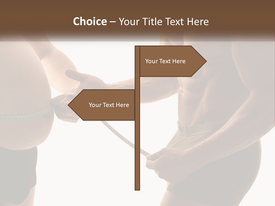 Lifestyle Shadows Man PowerPoint Template