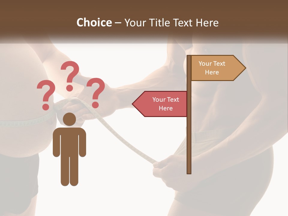 Lifestyle Shadows Man PowerPoint Template