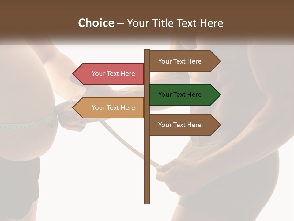 Lifestyle Shadows Man PowerPoint Template