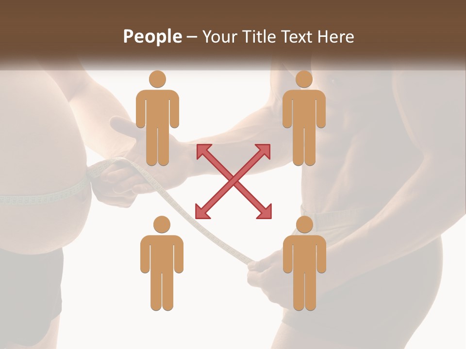 Lifestyle Shadows Man PowerPoint Template