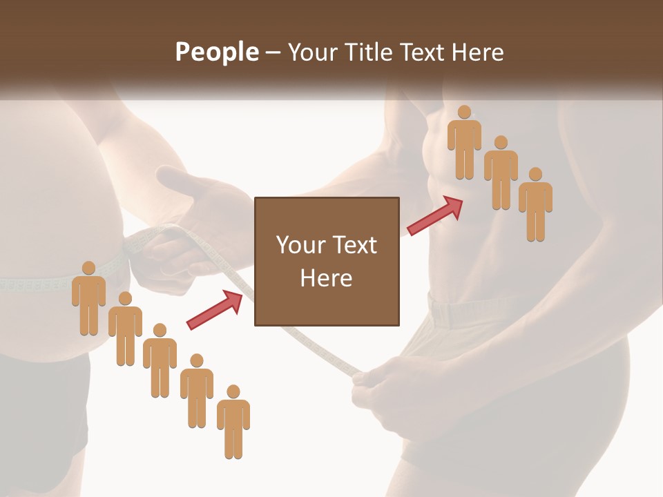 Lifestyle Shadows Man PowerPoint Template