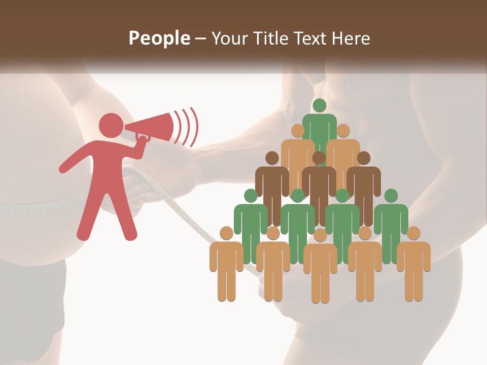 Lifestyle Shadows Man PowerPoint Template