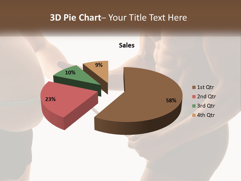 Lifestyle Shadows Man PowerPoint Template