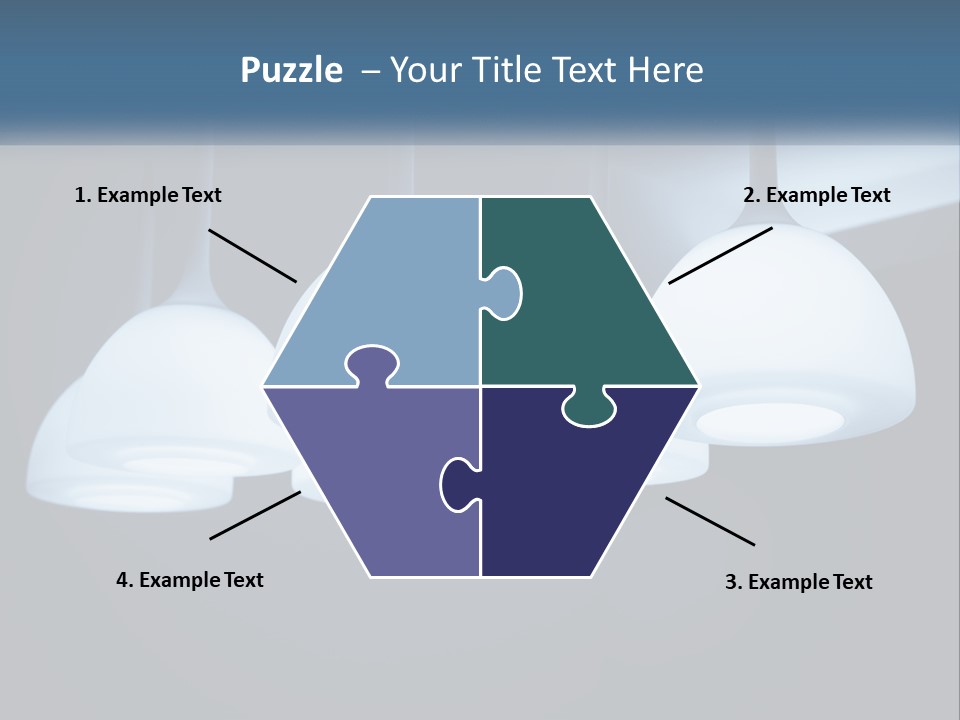 Illumination Lamp Design PowerPoint Template