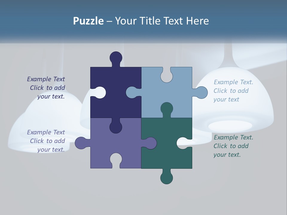 Illumination Lamp Design PowerPoint Template