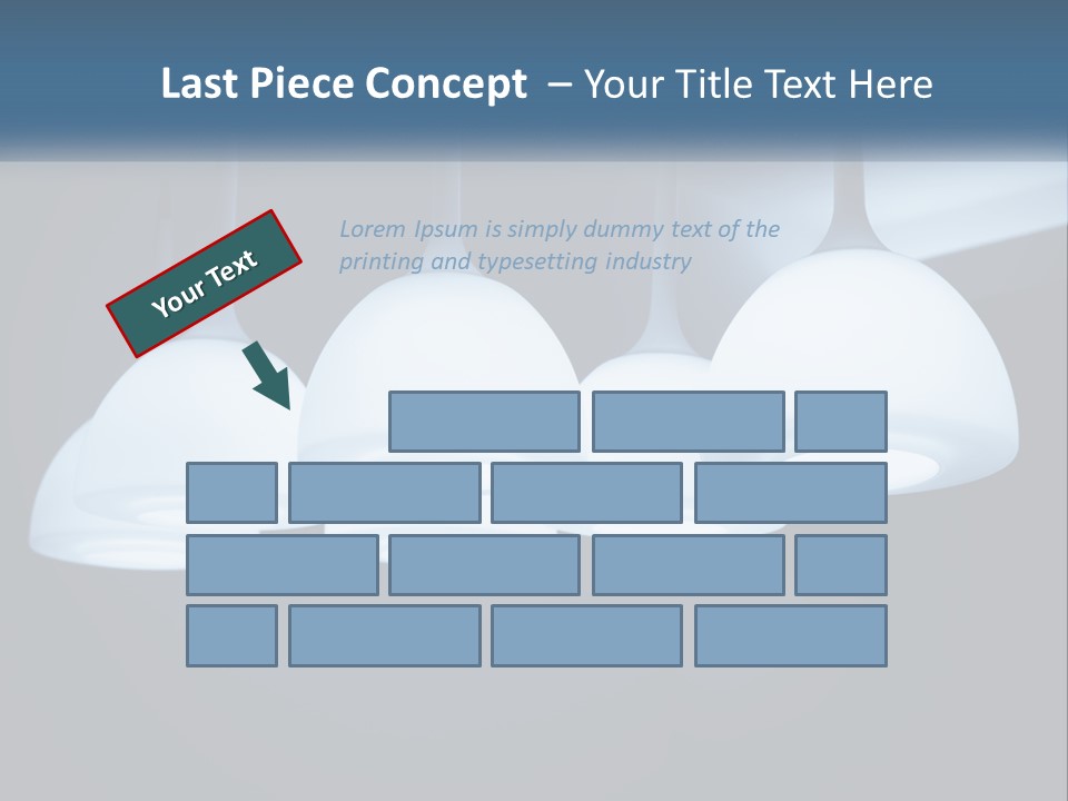 Illumination Lamp Design PowerPoint Template