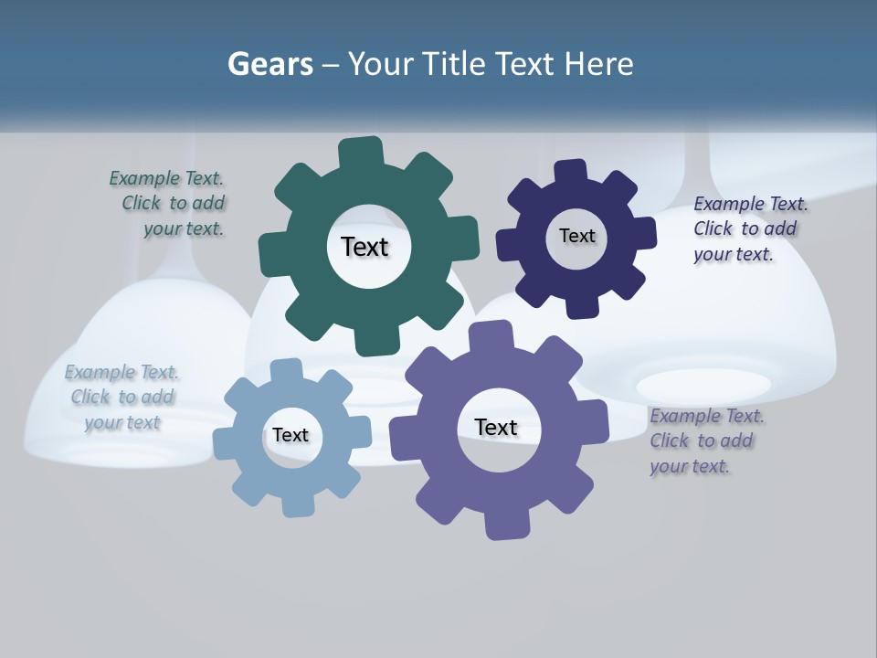 Illumination Lamp Design PowerPoint Template