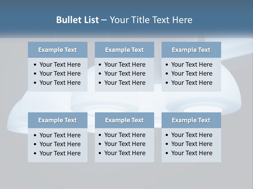 Illumination Lamp Design PowerPoint Template