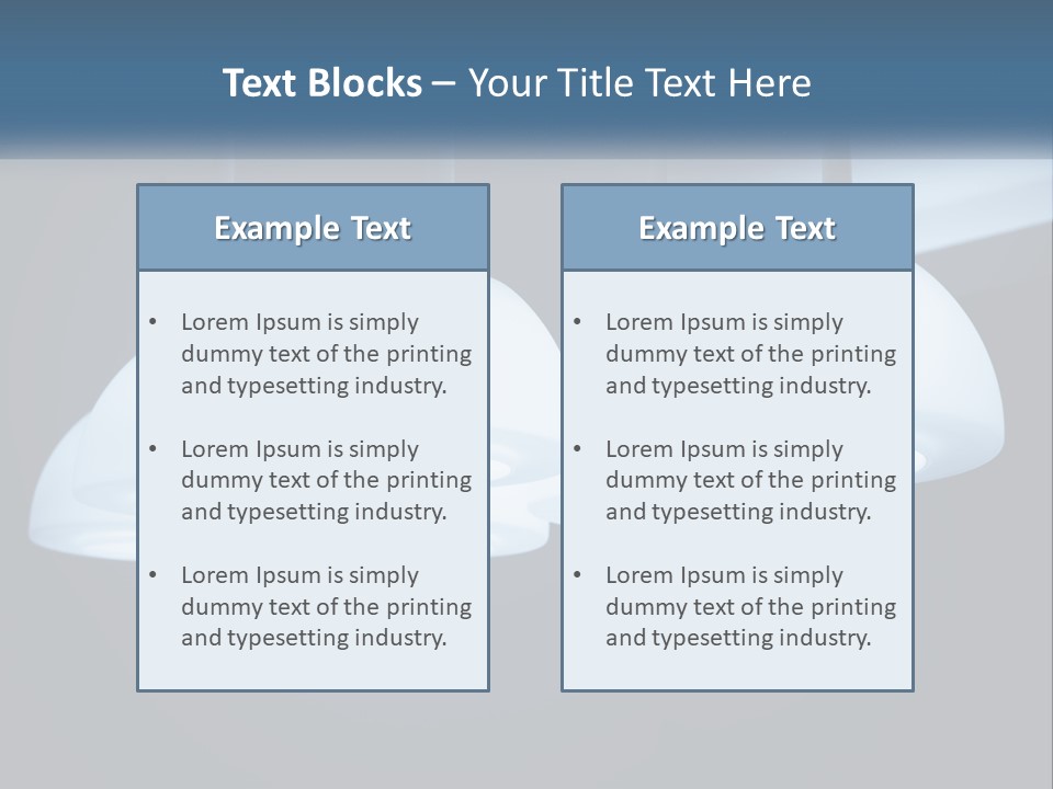 Illumination Lamp Design PowerPoint Template