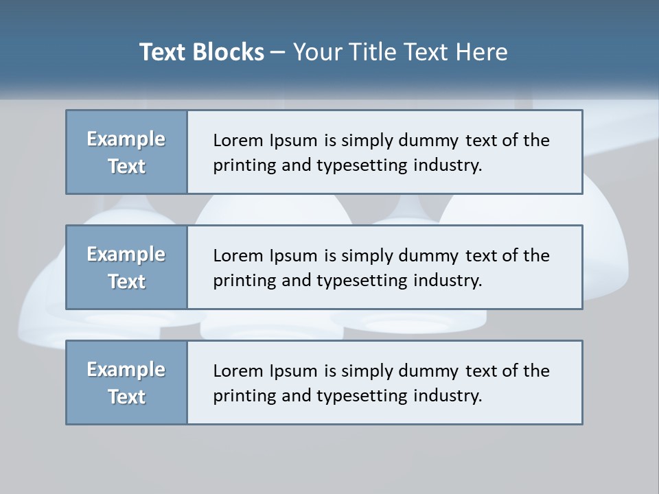 Illumination Lamp Design PowerPoint Template
