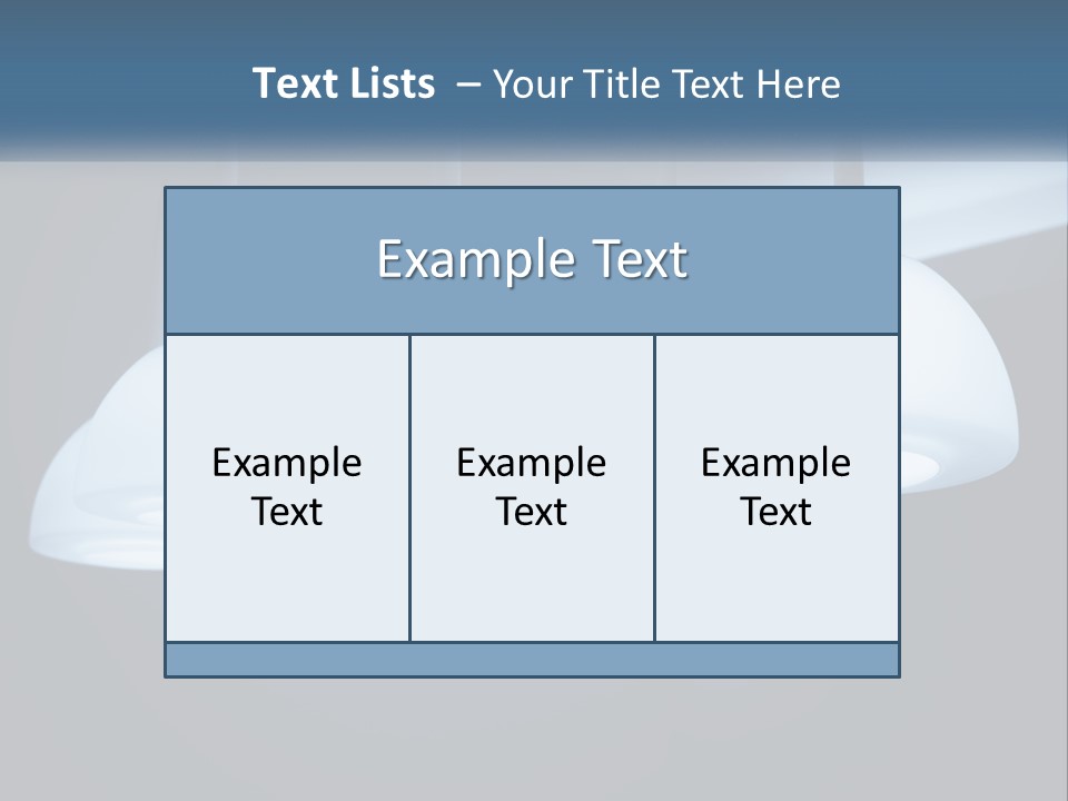 Illumination Lamp Design PowerPoint Template