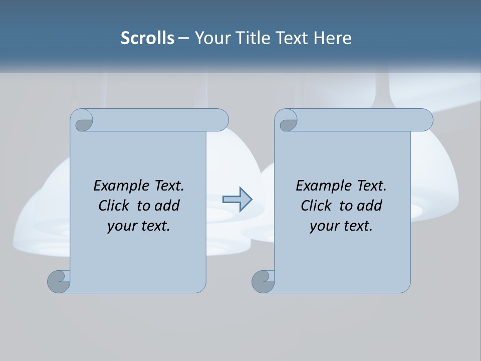 Illumination Lamp Design PowerPoint Template