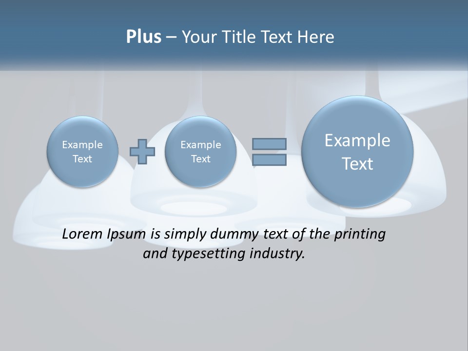 Illumination Lamp Design PowerPoint Template