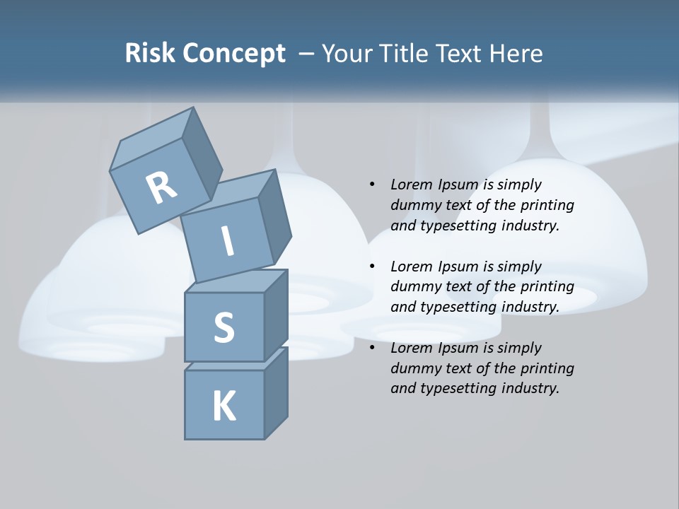Illumination Lamp Design PowerPoint Template