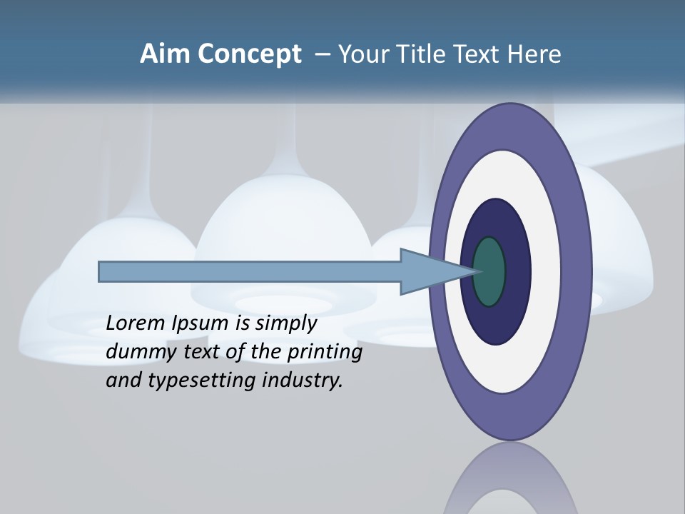 Illumination Lamp Design PowerPoint Template