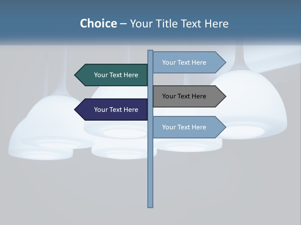 Illumination Lamp Design PowerPoint Template