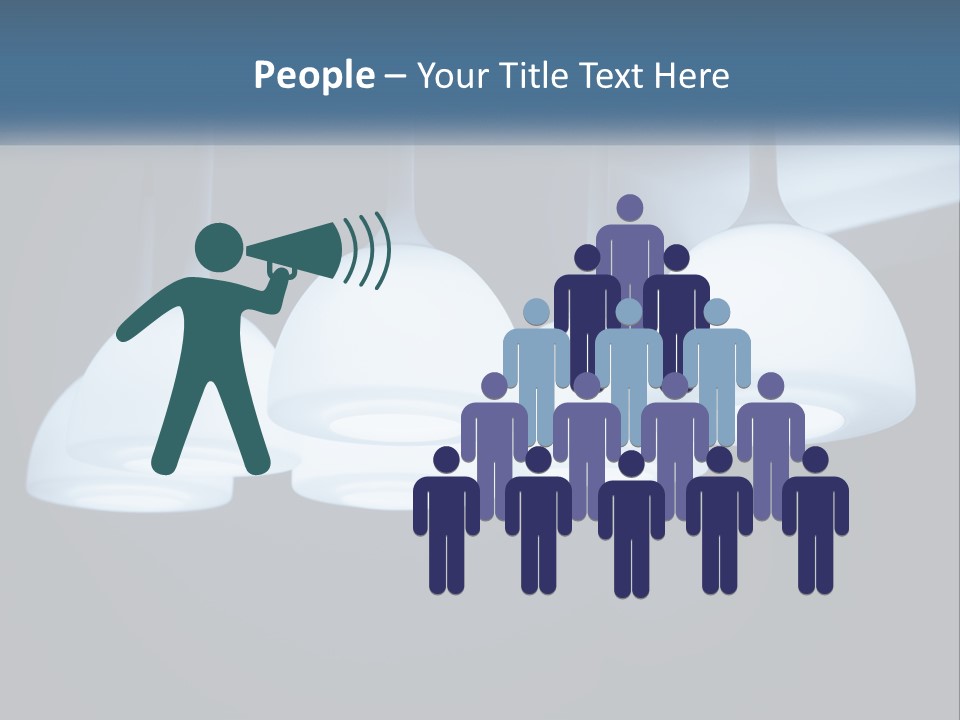 Illumination Lamp Design PowerPoint Template