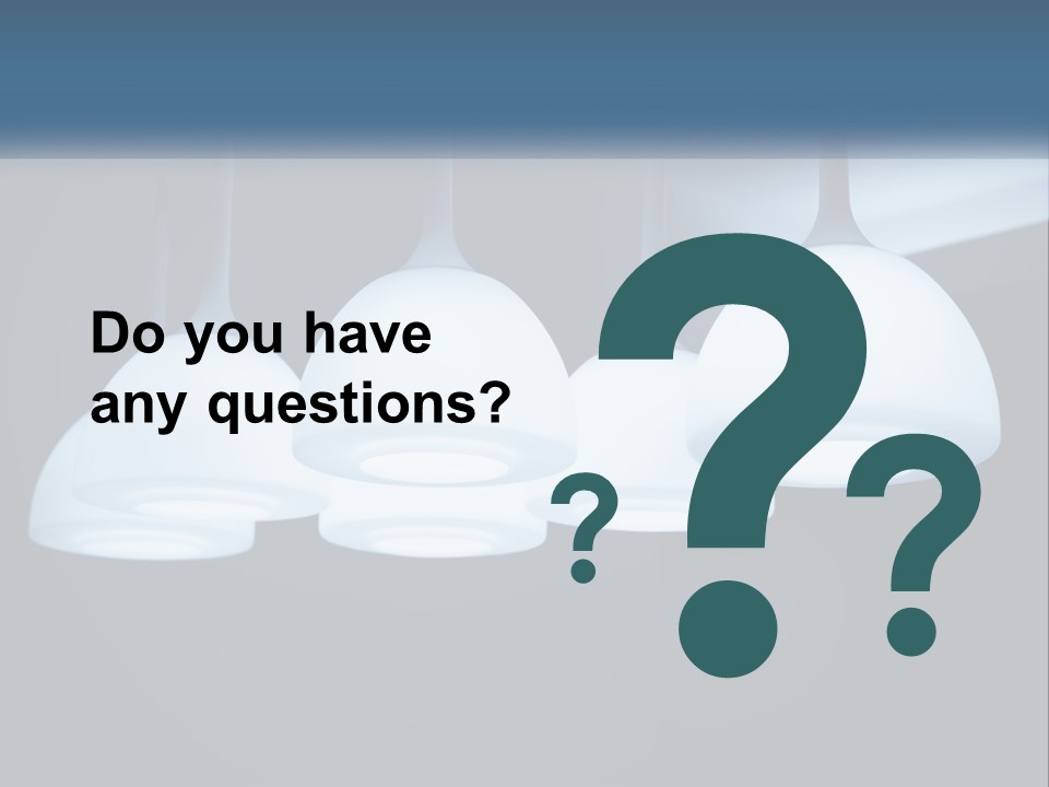 Illumination Lamp Design PowerPoint Template