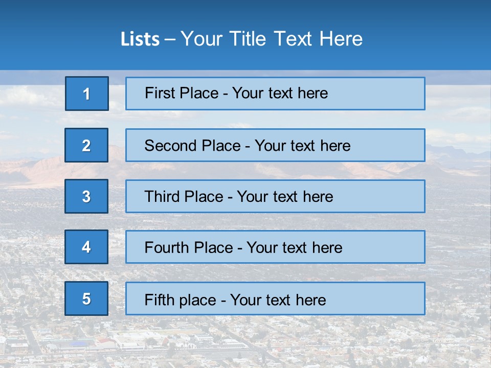 Luxury Landscape Road PowerPoint Template