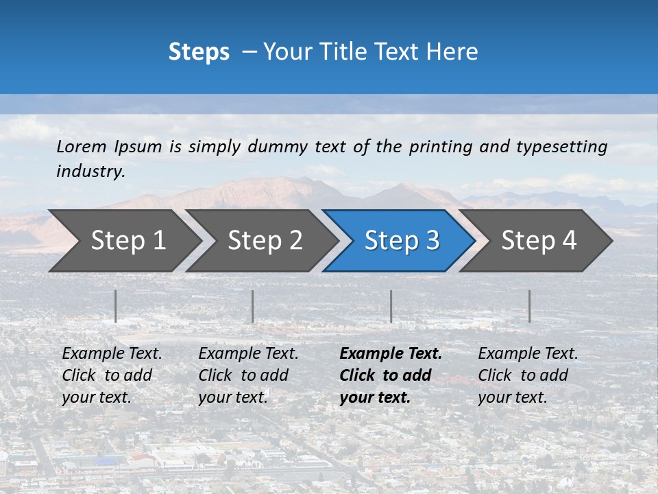 Luxury Landscape Road PowerPoint Template