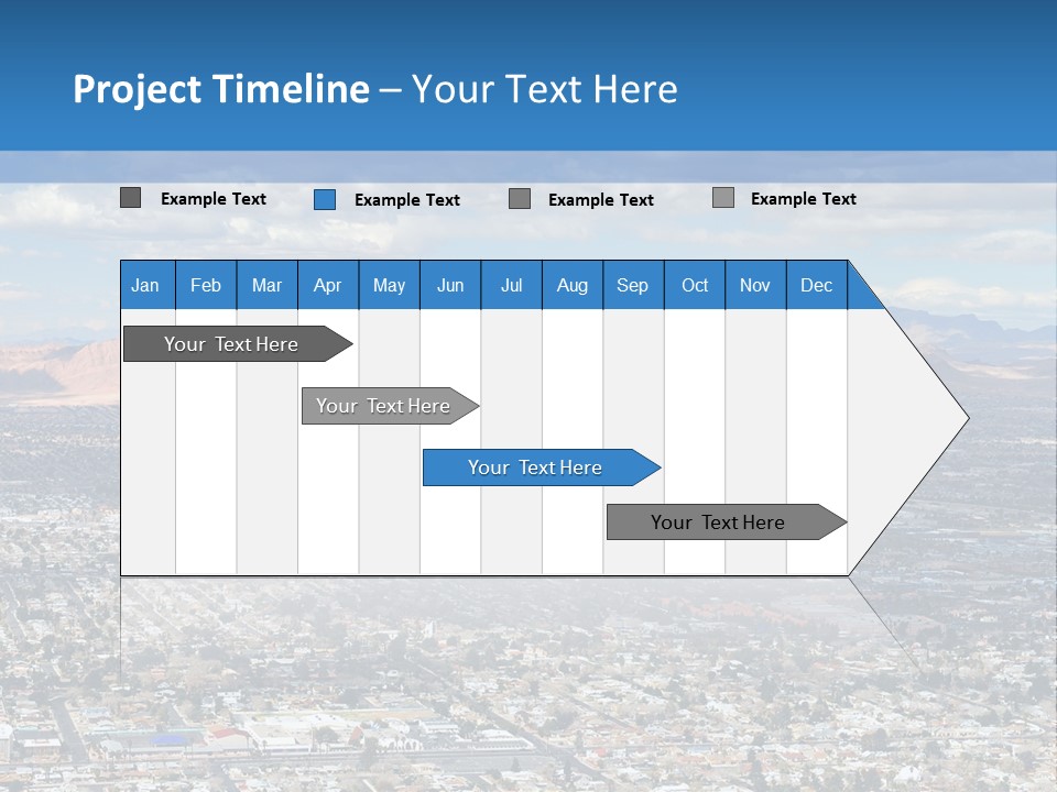 Luxury Landscape Road PowerPoint Template