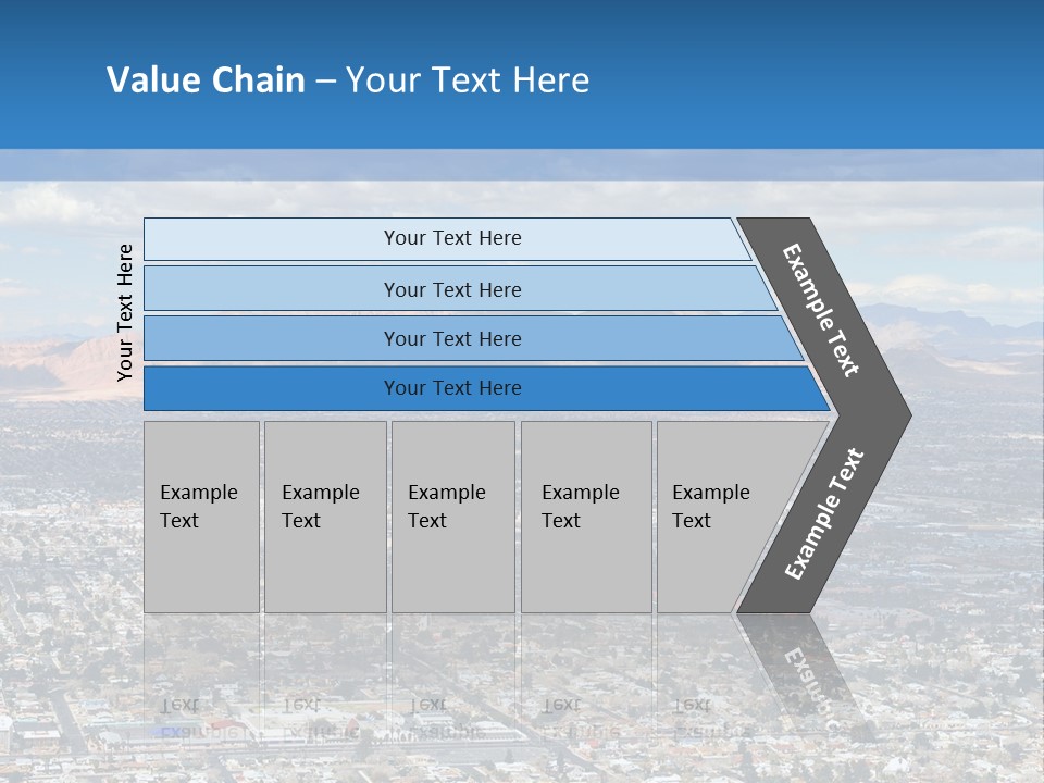 Luxury Landscape Road PowerPoint Template